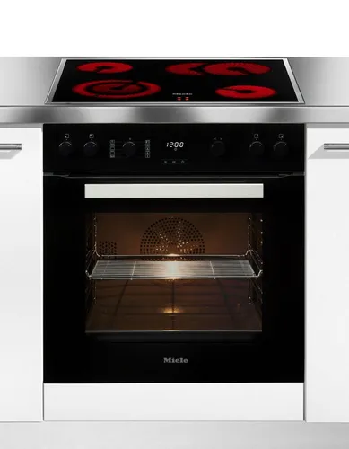 Miele Elektro-Herd-Set H2455E OBSW mit KM 6003 LPT von Miele