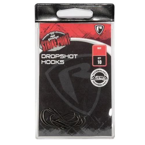 Fox Rage SP Drop Shot Hooks - 10 Dropshothaken, Größe:1/0