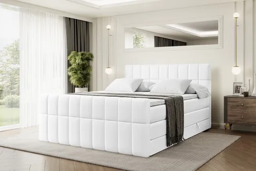 ALTDECOR Boxspringbett MIAMI-Z KING mit Multipocket-Matratze
