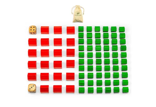 Holzbausteine von Waldfelsen