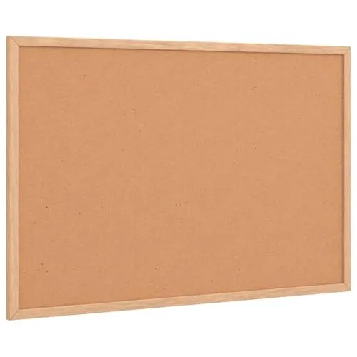 vidaXL Korktafel mit massivem Kiefernholzrahmen 60x40 cm, Kork-Pinnwand, Kork-Pinnwand für Wand, moderne Pinnwand, Pinnwand, Büro-Pinnwand
