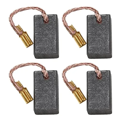 ECSiNG 2 Paar Kohlebürsten kompatibel mit Bosch GWS 17-125 CIE Elektrowerkzeug Zubehör mit automatischer Stoppfunktion 1607000V37 6x10x17mm