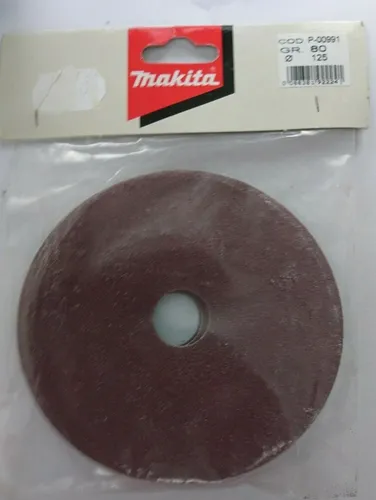 Makita 5Stück Fiberschleifblätter 125mm K80
