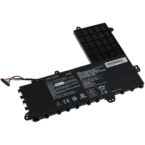 Akku für Laptop Asus E402S / E402SA / E502S - 7,6V - 4100 mAh - Schwarz - Hochwertiger Ersatzakku für Asus EeeBook-Modelle, sicher und langlebig. Ideal für unterwegs oder als Austauschakku. Einfache Handhabung mit Standard-Ladegerät.