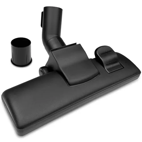 WinGluge Staubsauger Bürste Universal 32/35mm, Umschaltbar Staubsaugerdüse für Teppich und Hartboden, Staubsaugerbürste mit 2 Rollen, Bodendüse mit Bürste und Anschluss-Adapter, Staubsauger kopf