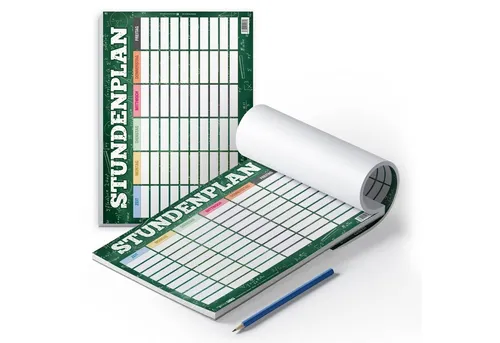 itenga Schülerkalender itenga Stundenplan Block 25 Blatt Motiv Formeln DIN A4