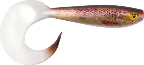 Fox Rage Pro Grub - Gummifisch, Farbe:super natural brown trout, Länge:8cm
