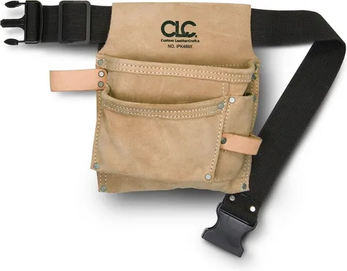 CLC Werkzeuggürtel aus Leder, einseitig - Gurte - Hochwertiger Werkzeuggürtel aus Leder, ideal für Handwerker mit praktischem Design für einfachen Zugriff auf Werkzeuge.