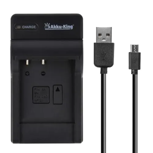 USB-Akku-Ladegerät kompatibel mit Sony NP-BN1 / NP-BN