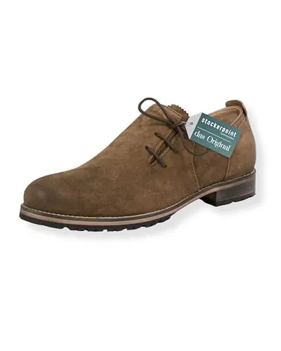 Stockerpoint Herren Haferlschuhe Cole I Größe 40-47 I Trachtenschuhe aus hochwertigem Leder I Optimale Passform & traditionelles Design I Ideal für Trachten & Festlichkeiten