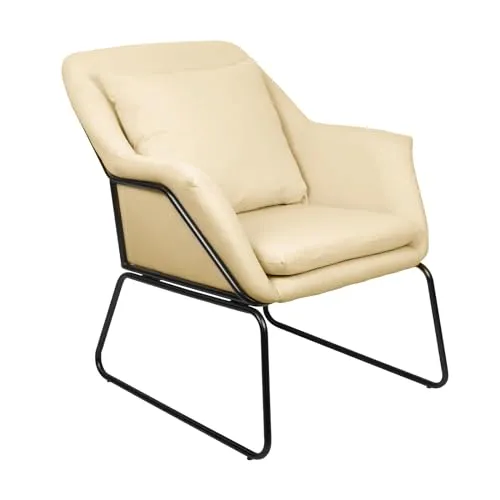 SVITA Cocktailsessel JOSIE - Eleganter Loungesessel mit Kissen - Cocktailsessel mit abnehmbaren Kissenbezügen für einfache Reinigung und maximalen Komfort - Ideal für Wohnzimmer, Büro oder Wintergarten.