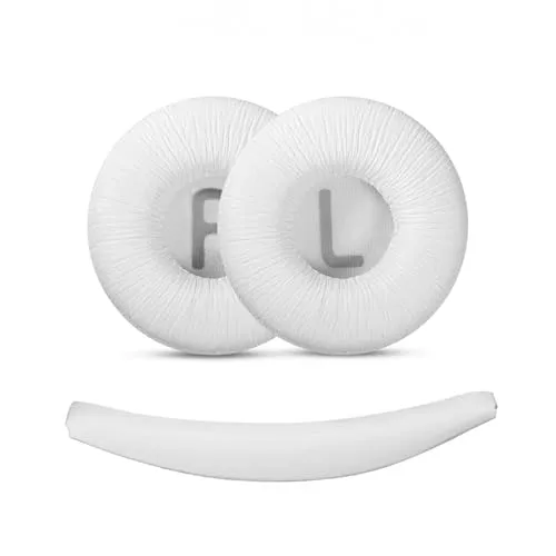 INF Ersatz-Ohrpolster und Kopfbügel für JBL T450/T500 BT, Tune600, 510BT, JR300, Ergonomisches Design, Einfache Installation, Isolierung und Komfort