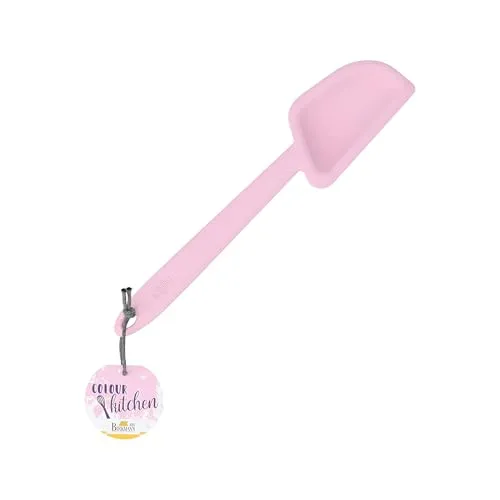 Birkmann, Colour Kitchen, Teiglöffel aus Silikon mit Metallkern, formstabil und flexibel, BPA-frei, hitzebeständig bis 230 °C, spülmaschinengeeignet, rosa, 29 x 6,5 cm, 422544