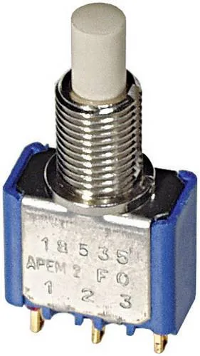 APEM 18545CD 18545CD Drucktaster 30 V/DC 0.1A 2 x Ein/(Ein) tastend 1St.