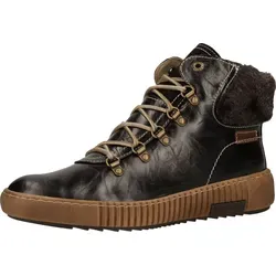 Josef Seibel Stiefelette aus Leder - Wanderschuhe für Damen, ideal für Herbst und Winter mit warmem Plüschfutter und herausnehmbarer Einlegesohle für individuellen Komfort.
