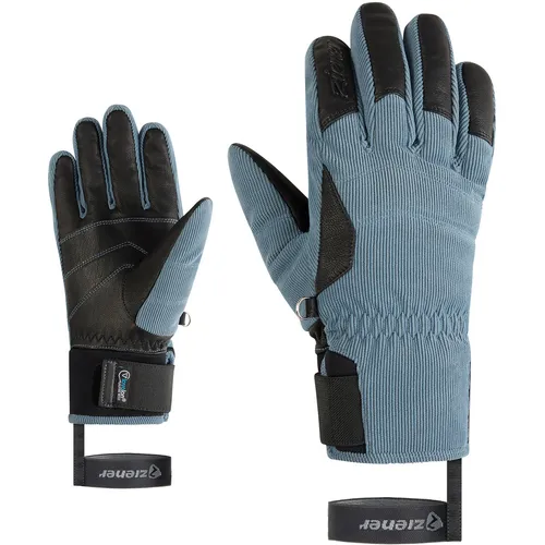 Ziener Kale-z AS AW Glove Lady iron sky cord (515) 6 - Warme Skihandschuhe für Frauen, ausgestattet mit ZIENER AQUASHIELD Membran für optimalen Wetterschutz und hergestellt aus recyceltem Material für Nachhaltigkeit.