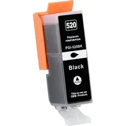 3x D&C Druckerpatrone BLACK ersetzt Canon PGI-525 kompatibel mit Pixma iP4800, iX6550, MG5100, MG6100, MG8120, MX710, MX880 und weiteren Modellen