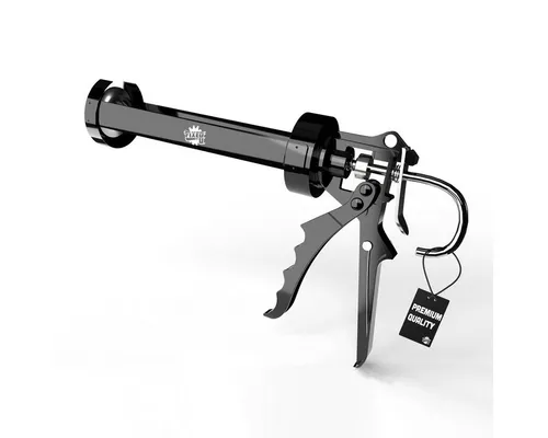 FixedByU Kartuschenpistole 2k Kartuschenpresse Metall Silikonpistole mit 18:1 Übersetzung, (für Standard Kartuschen bis 310ml)