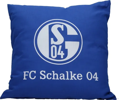 FC Schalke 04 Zierkissen FC Schalke 04 Kissen Signet 38x38cm