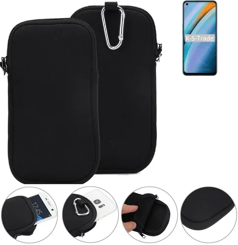 Neopren Schutz Hülle für Oppo K10 4G Case Holster Gürteltasche Travel bag sch
