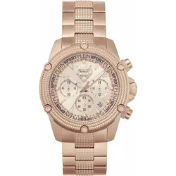 Plein Sport Uni Uhr Hurricane Chrono - Chronograph mit 44MM IP Roségold-Gehäuse, handgefertigt und raffiniert, ideal für stilbewusste Männer. Lieferung in eleganter Plein Sport Geschenkbox.