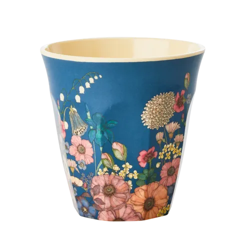 Rice mittlerer  Becher  Melamin  Blumen Wildblumen   MELCU-FLCO
