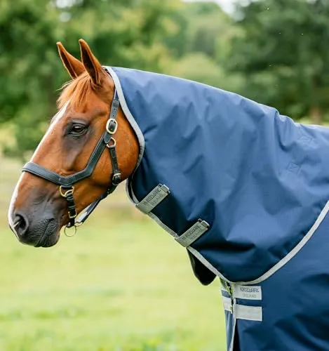 Horseware Amigo Ripstop 900D Hood 0g XS - Reit- & Pferdebedarf, strapazierfähiger Halsteil aus 900D Ripstop-Material, schützt Ihr Pferd optimal vor Kälte und Nässe.