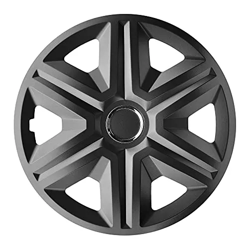 Radzierblenden NRM Fast 14 Zoll - Graphit - Radkappen & Stahlfelgenringe, aus hochwertigem ABS Kunststoff, einfache Installation ohne Werkzeuge, ideal für eine ansprechende Fahrzeugoptik.