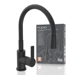 EISL Flexo Schwarz Flexible Spültischarmatur in schwarz von EISL
