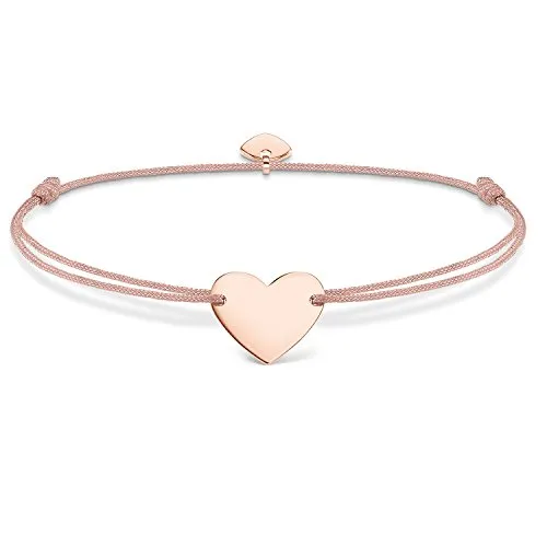 Thomas Sabo Damen Armband Little Secret Herz aus 925 Sterling Silber - Elegantes Damenarmband aus hochwertigem 925er Sterlingsilber, ideal als individuelles Geschenk für jeden Anlass.