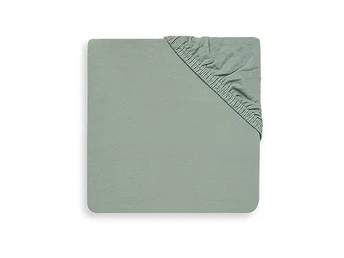 Jollein Spannbettlaken Spannbetttuch Jersey 60x120cm - Aschgrün
