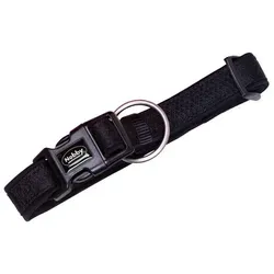 Nobby Hunde-Halsband Halsband Mesh Preno schwarz schwarz Größe: XS-S / Breite 15/20 mm Verstellmöglichkeit: 25-35 cm