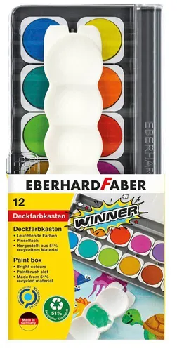 EBERHARD FABER Wasserfarbkasten 12 Farben 578312