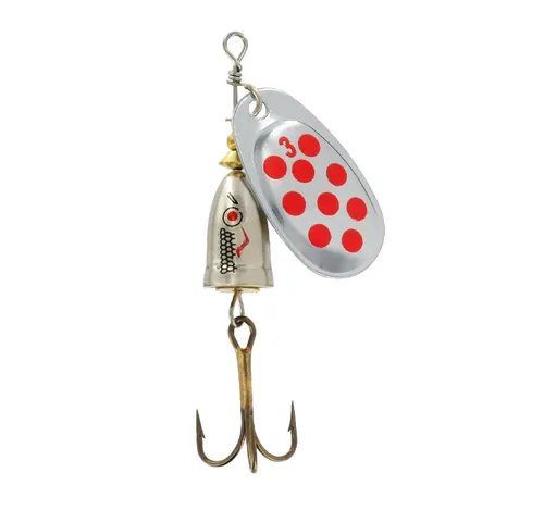 Jenzi Kunstköder Jenzi Phantom-F Glockenspinner silber rot