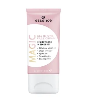essence MAGIC All In One FACE Cream 30 ml - Tagescreme mit innovativen Farbkapseln, die sich dem Hautton anpassen. Für einen ebenmäßigen, gesund aussehenden Teint und ein blurriges Finish in Sekunden – ideal für schnelle Beauty-Routinen!