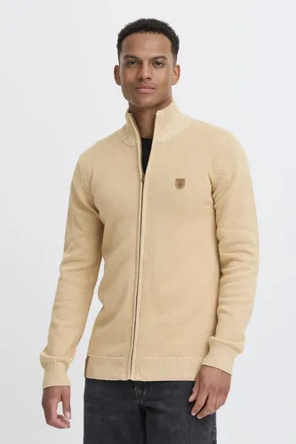 Indicode IDAndy Herren Strickjacke - Grobstrick Cardigan mit Stehkragen - Strickjacke für Herren, aus weicher Baumwollmischung, ideal für Freizeit und Büro, mit durchgehendem Reißverschluss und nachhaltiger Produktion.