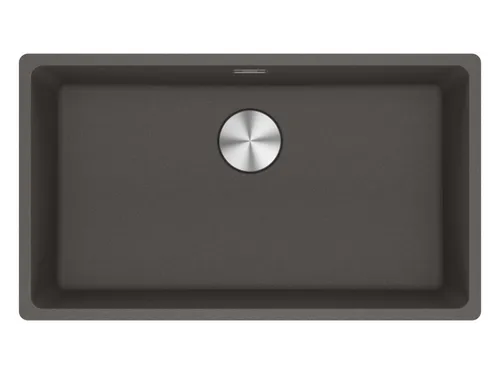 Franke Maris MRG 110-72 Schiefergrau Granitspüle - Elegante Unterbauspüle aus Fragranit in Schiefergrau, ideal für Unterschränke ab 80 cm. Mit Druckknopfexzenter für einfache Handhabung. Maße: 75,3 x 43,3 cm (B x T)