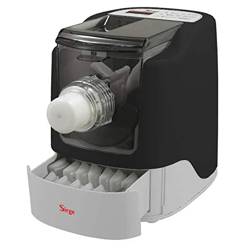 Frische Nudelmaschine 720g, 13 Matrizen, 260 Watt, Schwarz