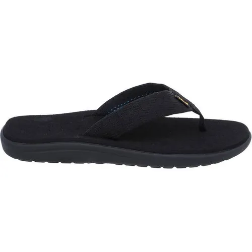 Teva Herren Voya Flip Sandal - Komfortable Pantoffeln für Outdoor-Aktivitäten - Wanderschuhe mit schnell trocknendem, umweltfreundlichem Gurtband aus recyceltem Polyester und Moosgummi-Laufsohle für optimalen Komfort bei ganztägigem Tragen.