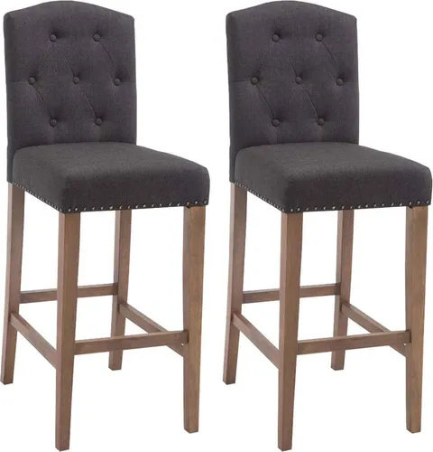 CLP Barhocker Louise 2er Set in silber von CLP