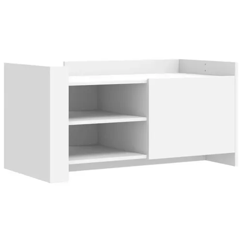 furnicato Couchtisch Eleganter in Weiß – 100 x 50 cm