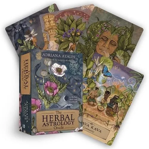 The Herbal Astrology Oracle: 55-Karten Deck und Guidebook - Bücher - Entdecken Sie die Verbindung zwischen Kräutern und Astrologie mit diesem einzigartigen Kartendeck für spirituelle Einsichten.