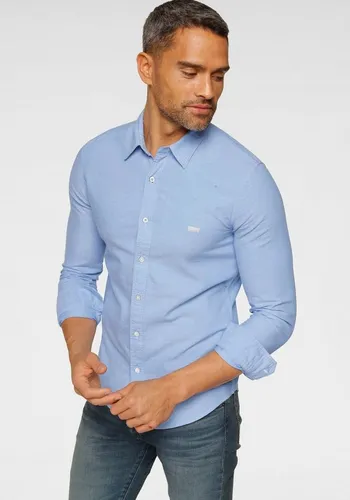 Levi's LS BATTERY HM SHIRT SLIM Herren Hemd - Klassisches langärmeliges Hemd mit Levi's Logo auf der Brust, ideal für stilbewusste Männer, die Komfort und Eleganz schätzen.