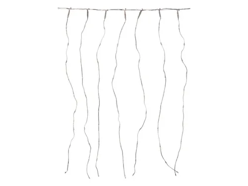Produktbild Coen Bakker Deco BV LED-Lichtervorhang Flex Wire Curtain, außen 5x0,5m 1000 LEDs warmweiß Dimmer Timer