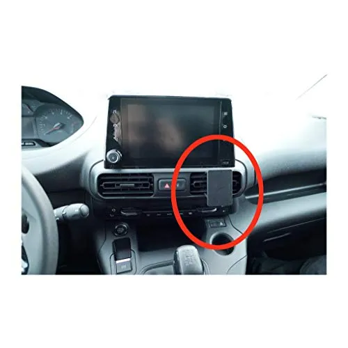 Brodit | ProClip Fahrzeughalter 855484 | Made IN Sweden | Mittelbefestigung | für linkslenkende Fahrzeuge | passt für alle Brodit Gerätehalter, Schwarz