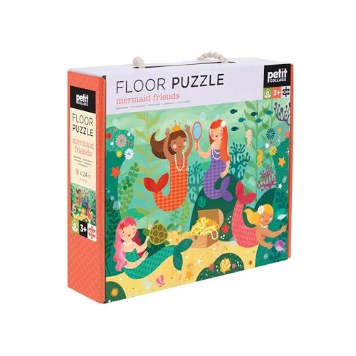 Petit Collage Bodenpuzzle Meerjungfrauenfreunde