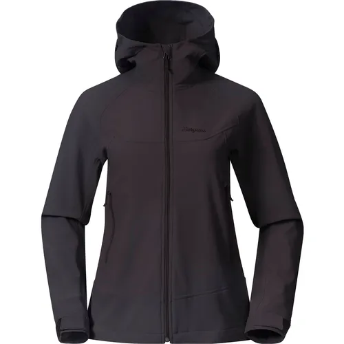 Bergans Damen Vaagaa Softshell Hoodie Jacke (Größe S, schwarz)
