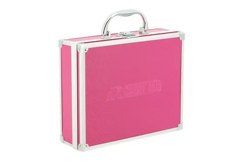 ECI Tools Aluminium Werkzeugkoffer Pink Box mit Schaumstoffeinlage