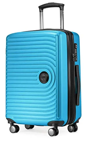 HAUPTSTADTKOFFER Mitte - Handgepäck 55x40x23 - Handgepäck mit TSA-Zahlenschloss, erweiterbar auf 55x40x31 cm für mehr Gepäckvolumen. Ideal für Wochenendausflüge und Geschäftsreisen, leicht und wendig durch 4 Doppelrollen.