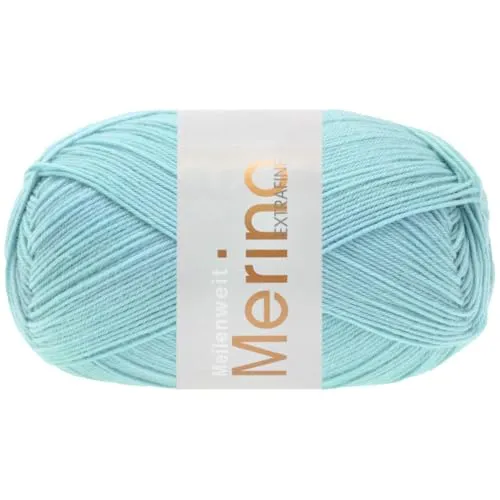 LANA GROSSA Meilenweit 100 Merino extrafine | Hochwertiges Sockengarn, waschmaschinenfest | Handstrickgarn aus 75% Schurwolle & 25% Polyamid | 100g Wolle, Stricken & Häkeln | 420m Garn FB2410